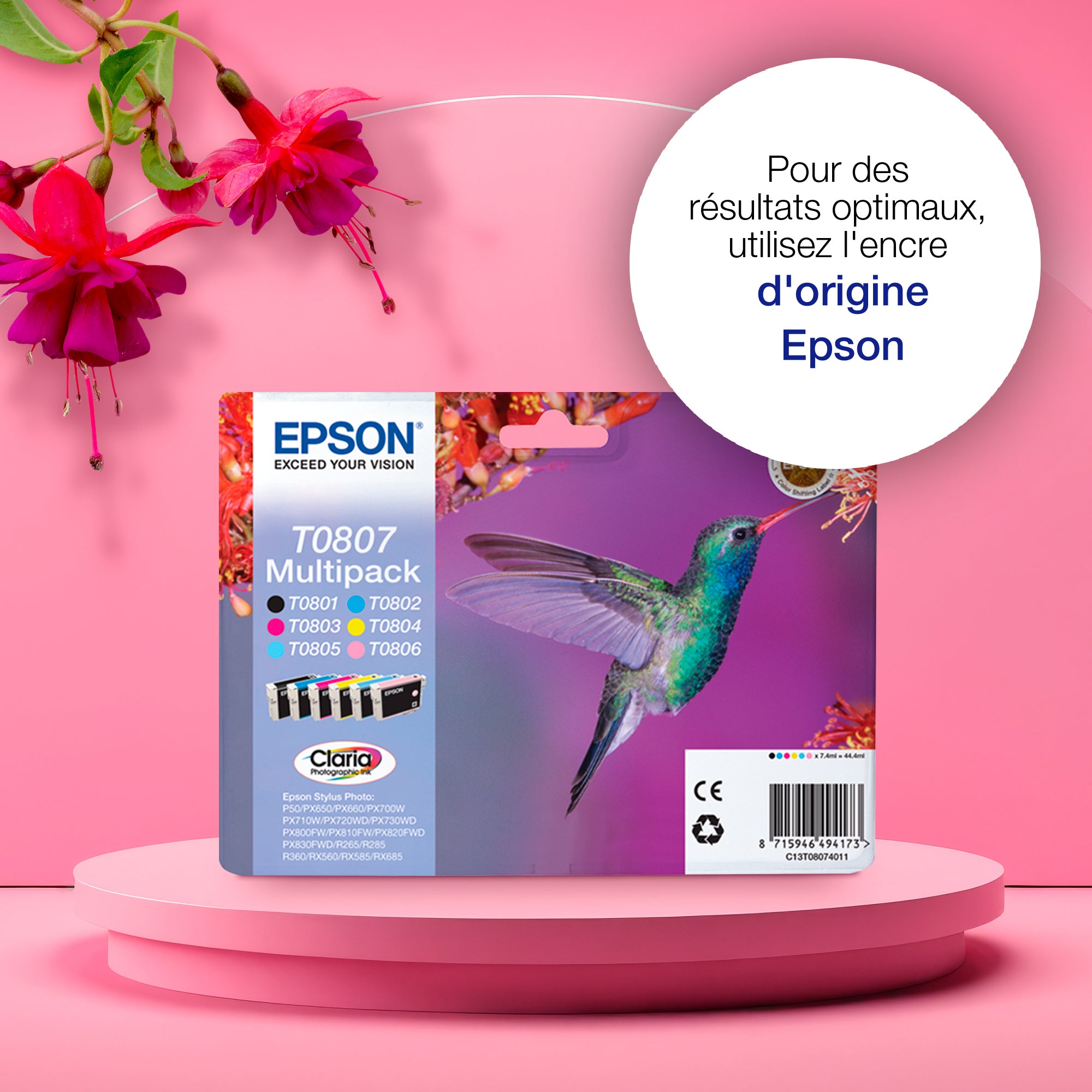 Epson Hummingbird Cartouche "Colibri" - Encre Claria N