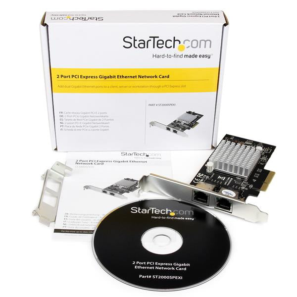 StarTech.com Carte Réseau PCI Express 2 Ports Gigabit Ethernet 10/100/1000 avec Chipset Intel i350 - vue 5