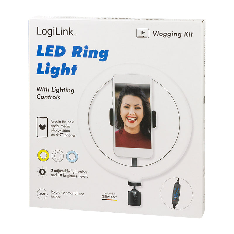 LogiLink AA0151 anneau d'éclairage 72 LED - vue 8