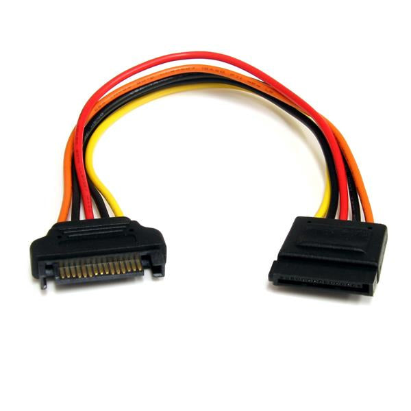 StarTech.com Câble d'extension d'alimentation SATA 15 broches, 20 cm