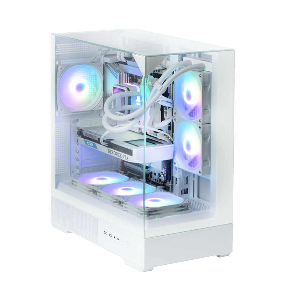 Zalman P40 Prism Boîtier PC Tour ATX Blanc