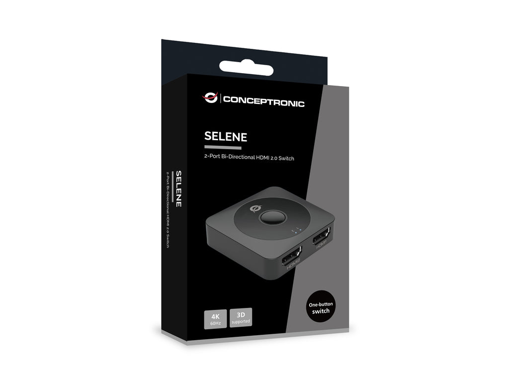 Conceptronic SELENE01B Commutateur Vidéo HDMI 2.0 4K