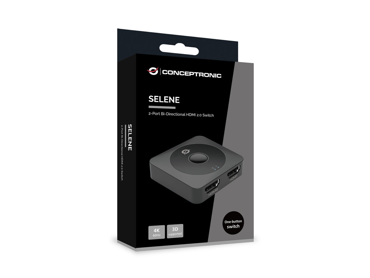 Conceptronic SELENE01B Commutateur Vidéo HDMI 2.0 4K
