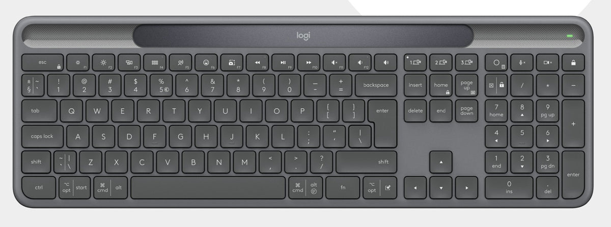 Logitech Signature Slim Solar+ K980 for Business Tastatur Trådløs Tysk