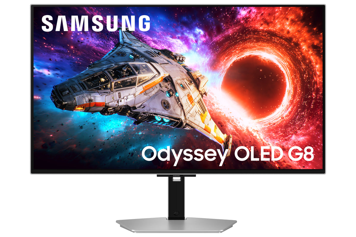 Samsung G80SH écran plat de PC 81,3 cm (32") 3840 x 2160 pixels 4K Ultra HD OLED Argent
