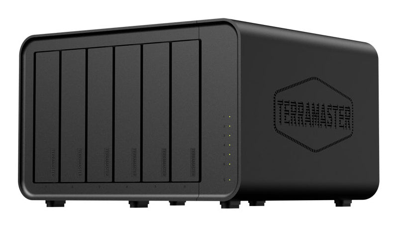 TerraMaster F6-424 MAX Serveur de Stockage NAS Bureau Intel Core i5-1235U 8 Go DDR5 Noir
