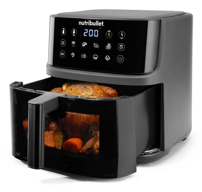 NutriBullet CrispLite Vision Unique 8 L Autonome 2000 W Friteuse d’air chaud Noir - vue 3