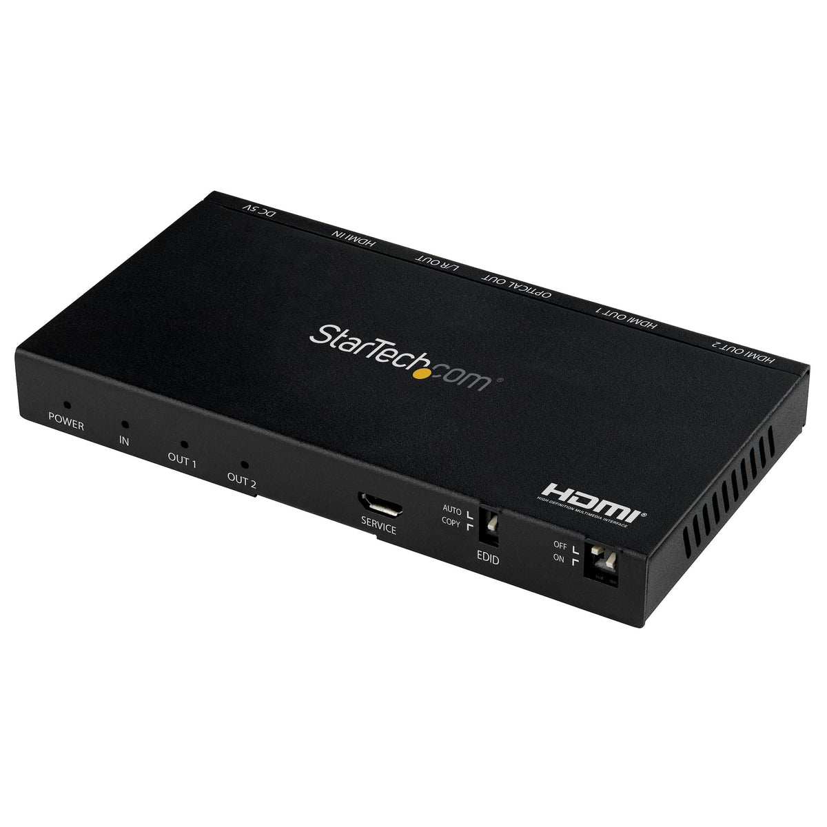 StarTech.com Répartiteur HDMI 2 ports 4K 60Hz avec Scaler et Son Surround 7.1
