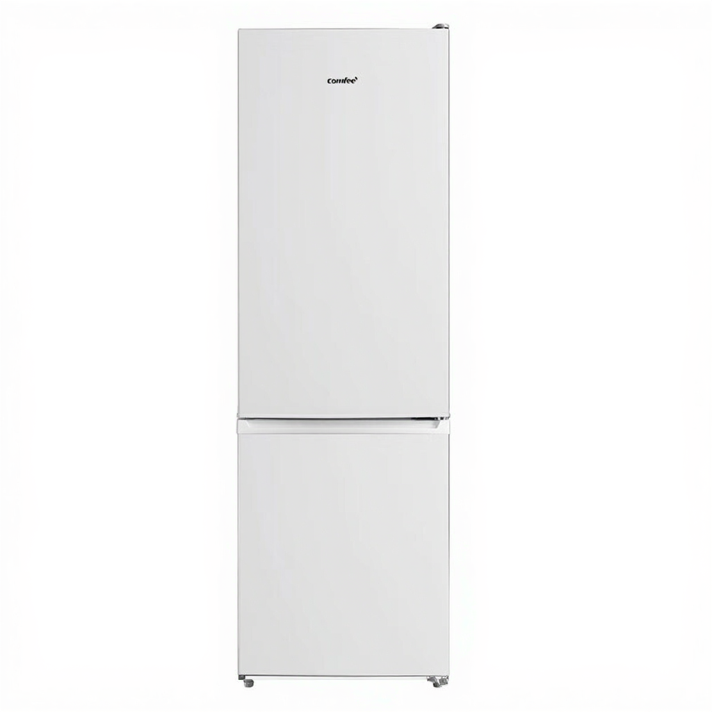 Combiné réfrigérateur/congélateur Comfee by Midea 188 cm classe E NoFrost, éclairage LED, 224 L réfrigération + 86 L congélation, fonction Super Réfrigération RCB310WH2EU(E)