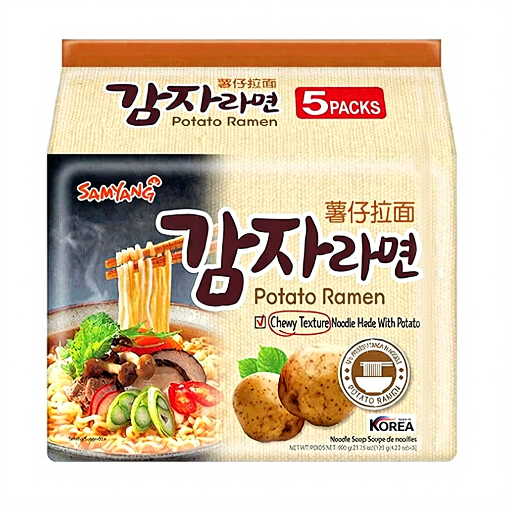 Samyang Nouilles instantanées saveur pomme de terre - 5 x 120 g