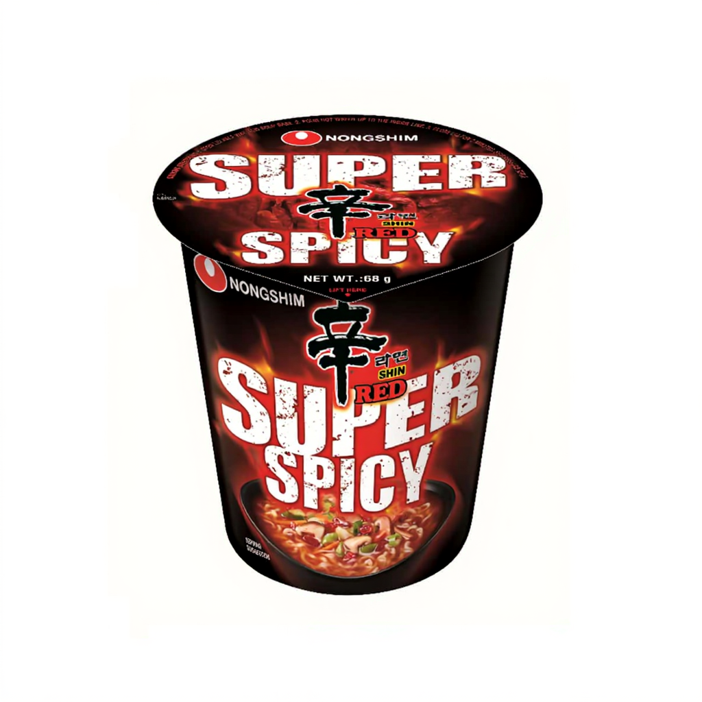 Nongshim Nouilles super épicées rouges Pot 68 g