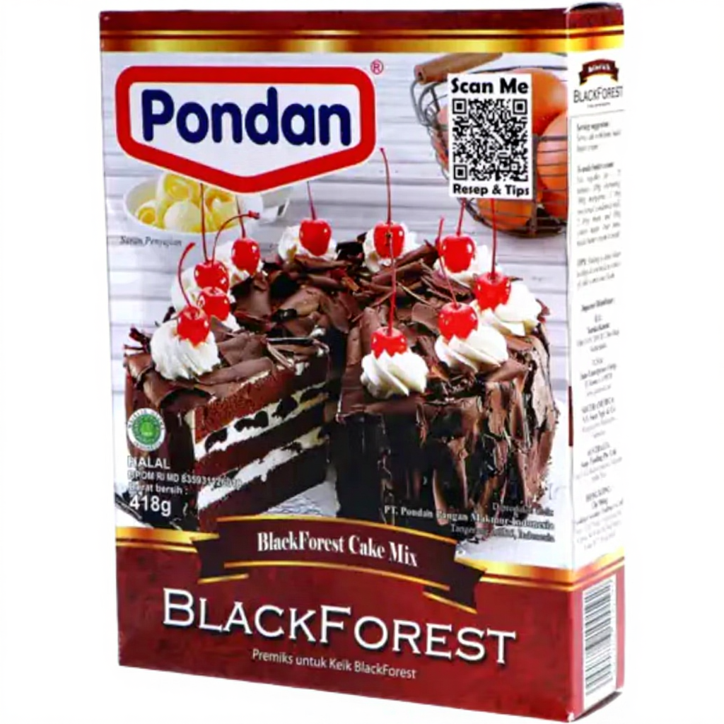 Pondan Gâteau Forêt-Noire 418 g