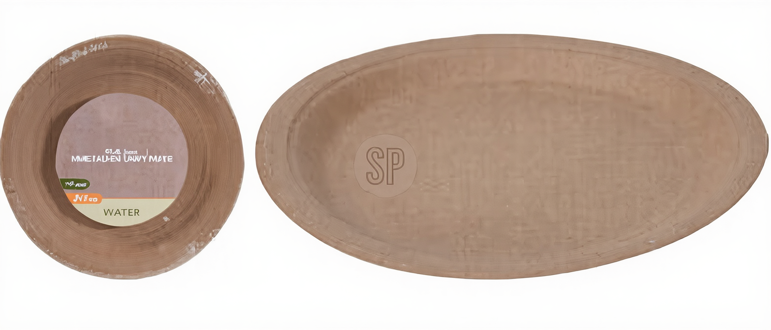 Lot de 10 assiettes en papier kraft