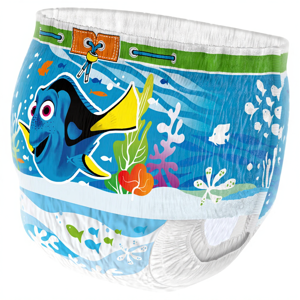 Huggies Little Swimmers Culottes de Bain Taille 3-4 (7-15 kg) Pack de 12