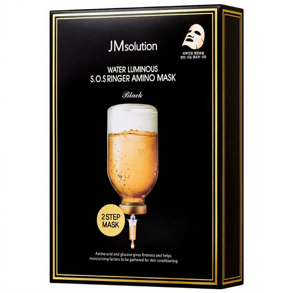 JMsolution Masque hydratant éclat SOS à la solution de Ringer et aux acides aminés 30 ml