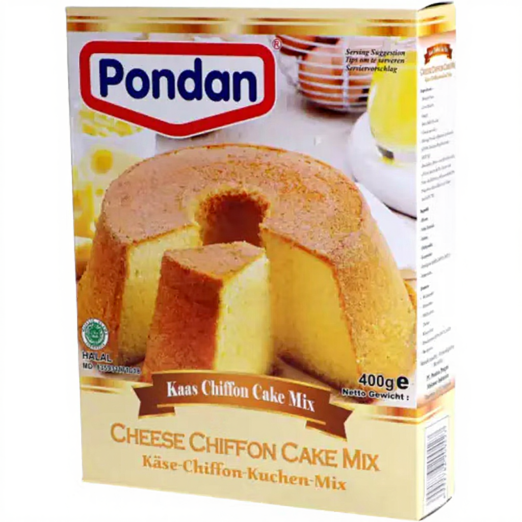 Pondan Préparation pour Gâteau Chiffon au Fromage 400 g
