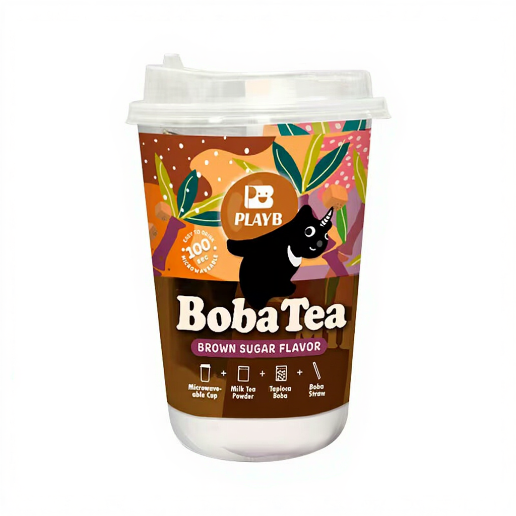 JENI PLAYB Bubble Tea en gobelet saveur sucre brun 1 x 85 g