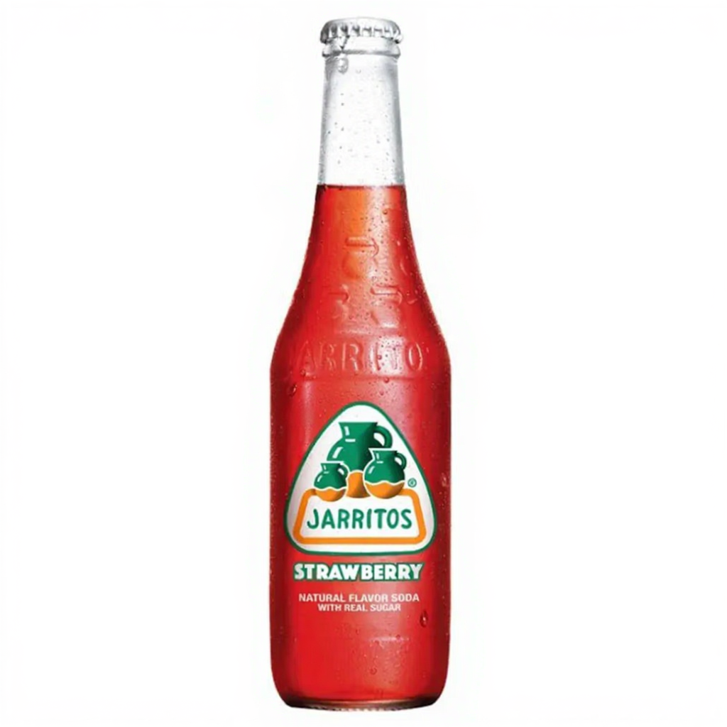 Jarritos Boisson gazeuse à la fraise 370 ml (Rouge foncé)