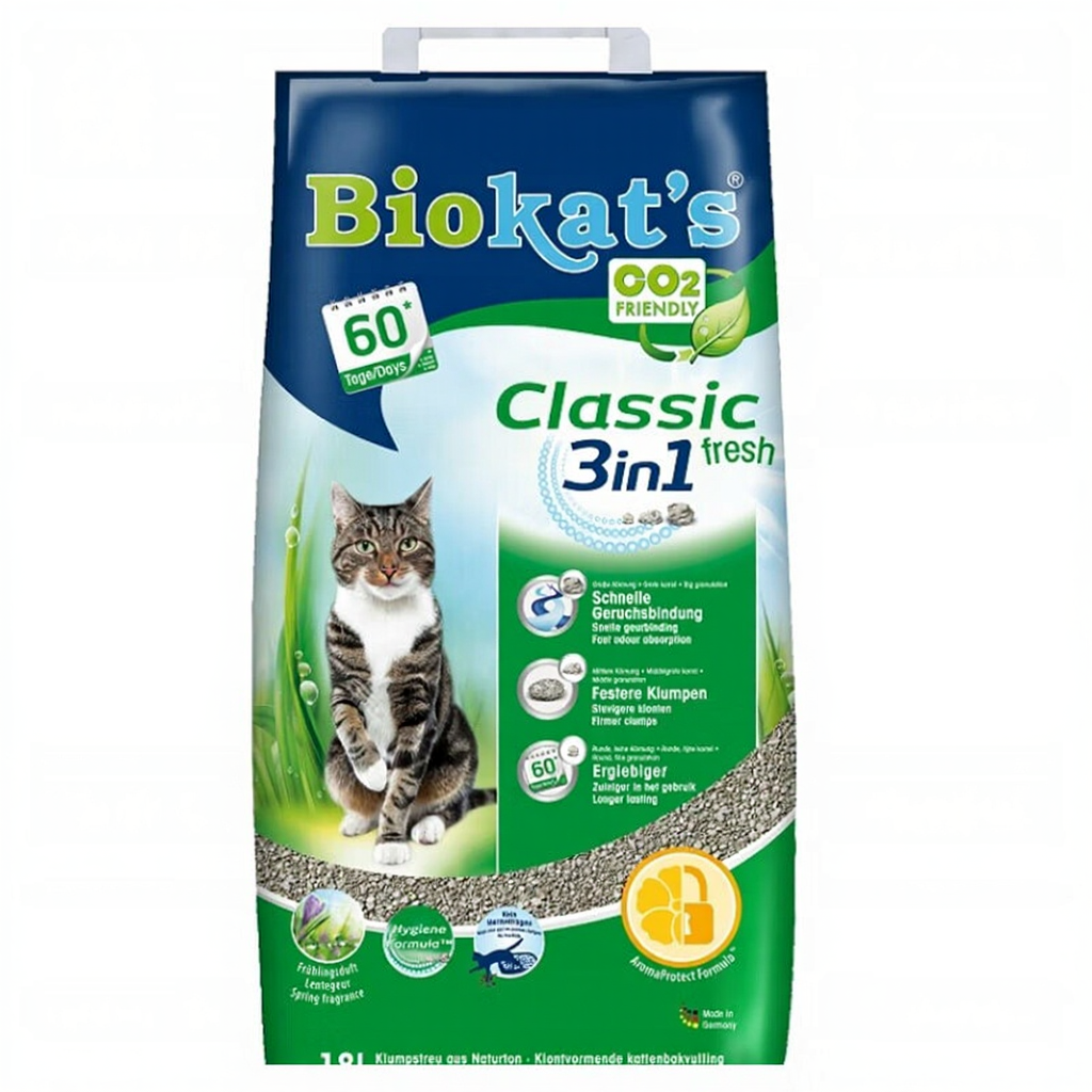 Biokat's Litière pour chat fraîcheur 3 en 1 18 L