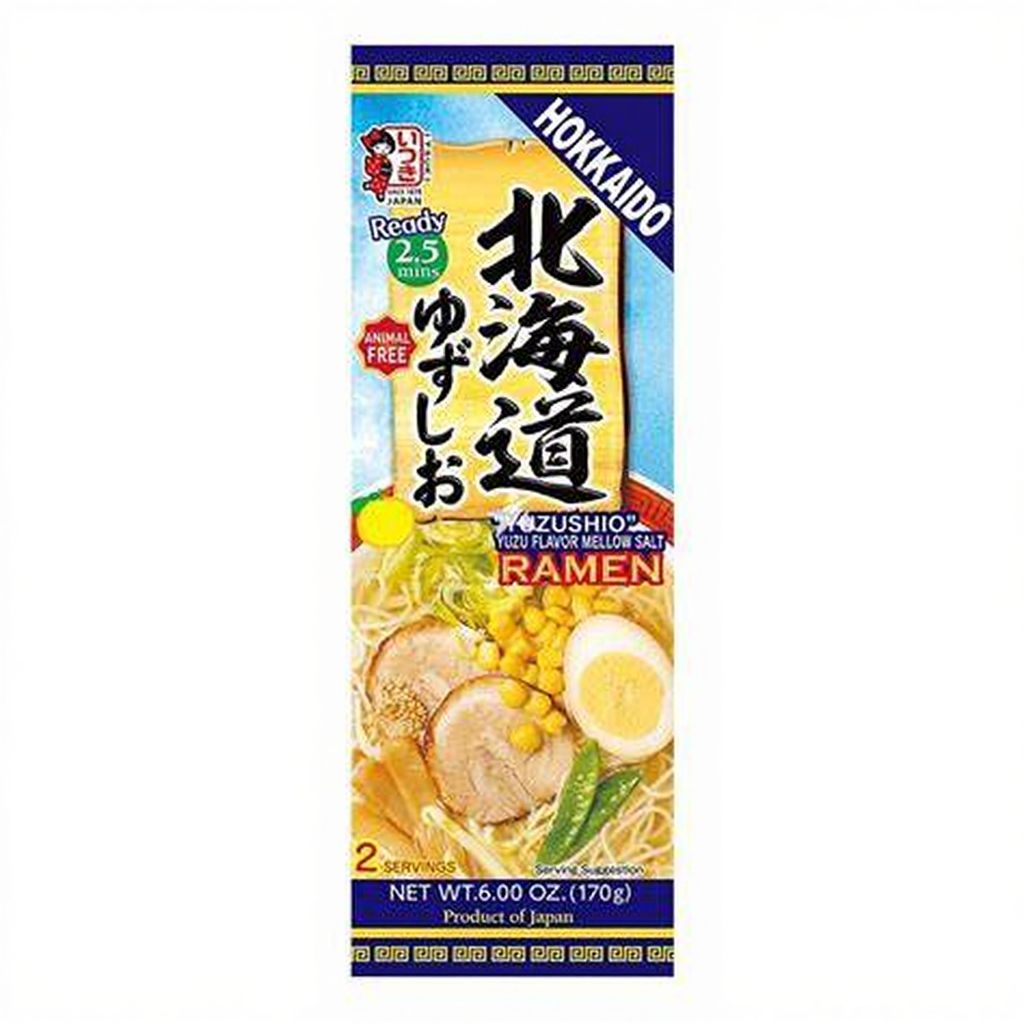 Itsuki Ramen Shio au Yuzu d'Hokkaido 170 g