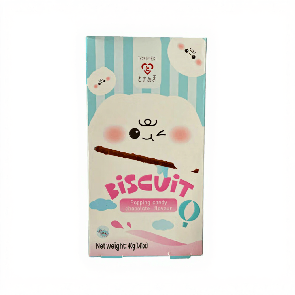 Tokimeki Bâtonnets de biscuit saveur sucre pétillant - 40 g