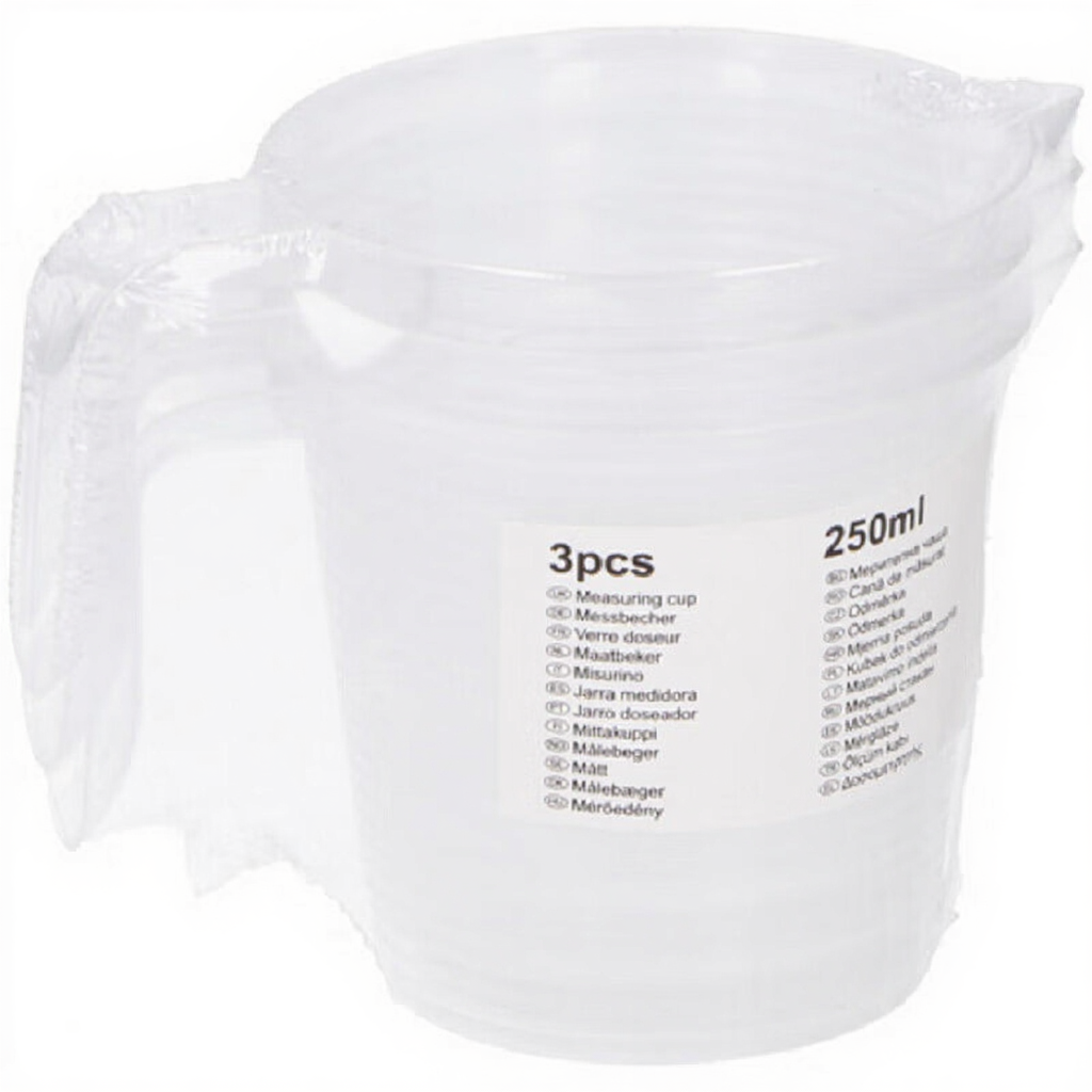 EDCO Lot de 3 verres doseurs - 250 ml