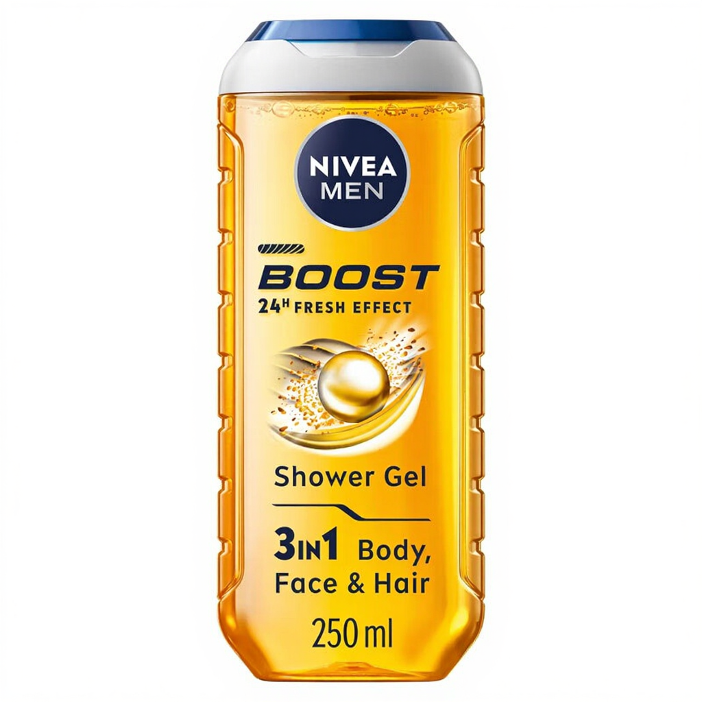 NIVEA Men Gel Douche Boost 3-en-1 - 250ml