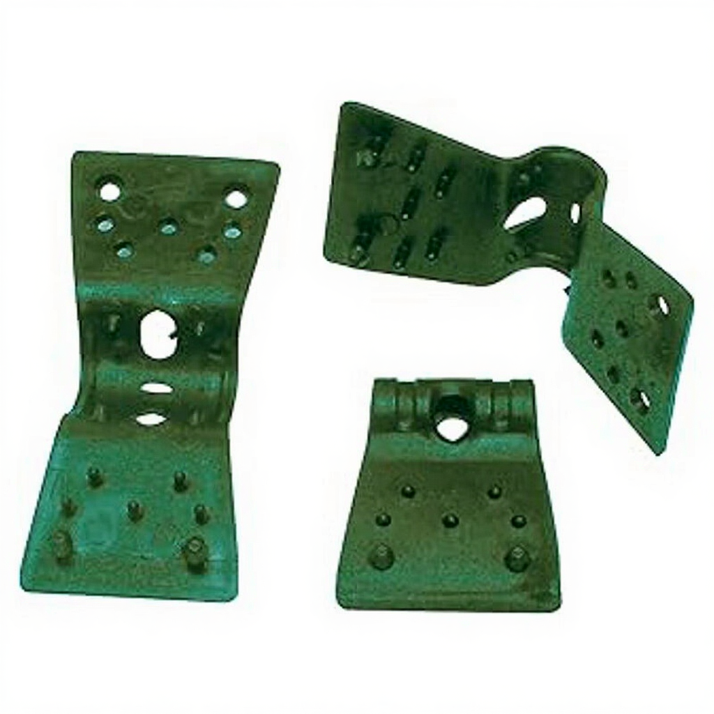 TENAX Lot de 500 clips pour filet brise-vue vert - 3,5 cm