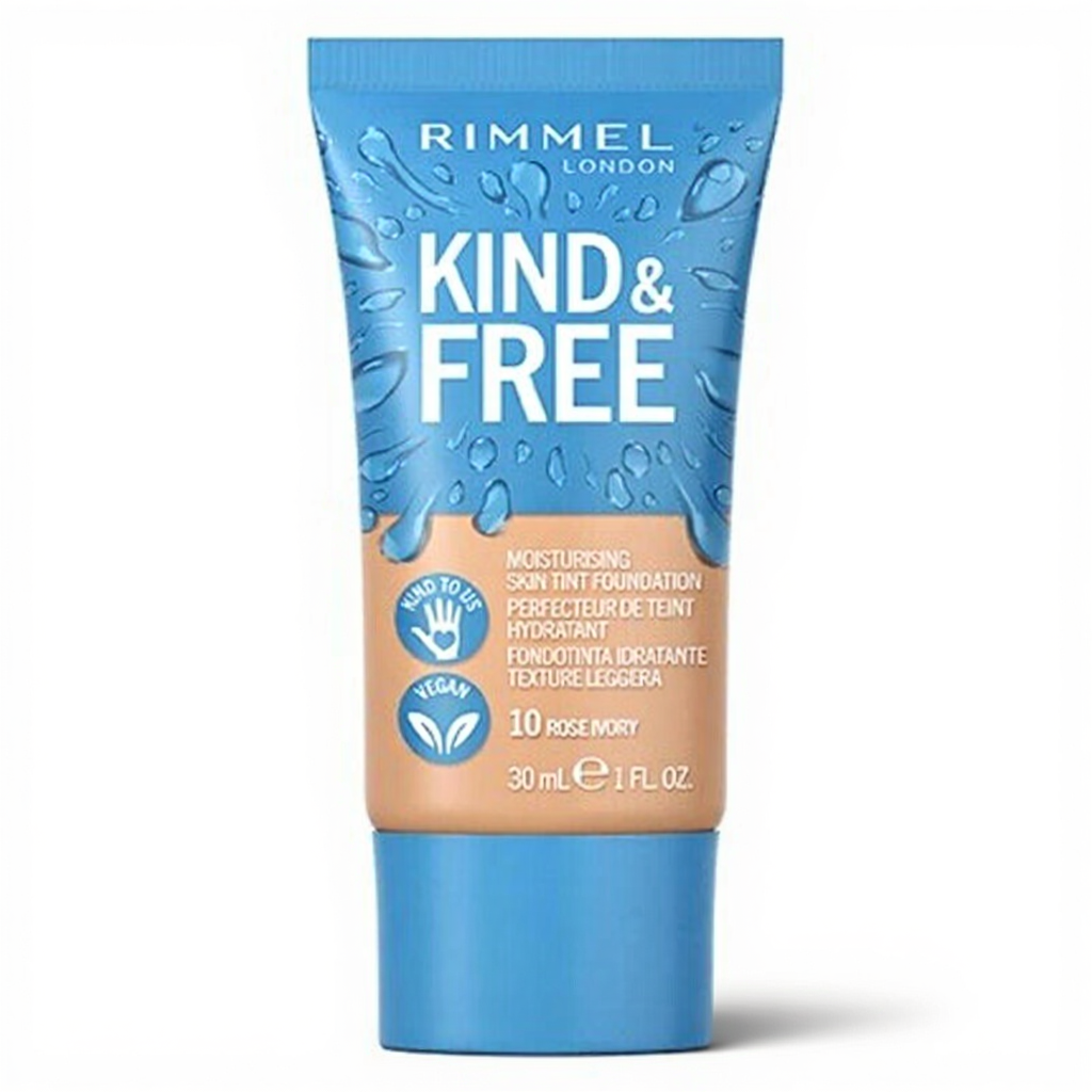 Rimmel Kind & Free Skin Tint Fond de Teint - 10 Rose Ivoire - 30 ml