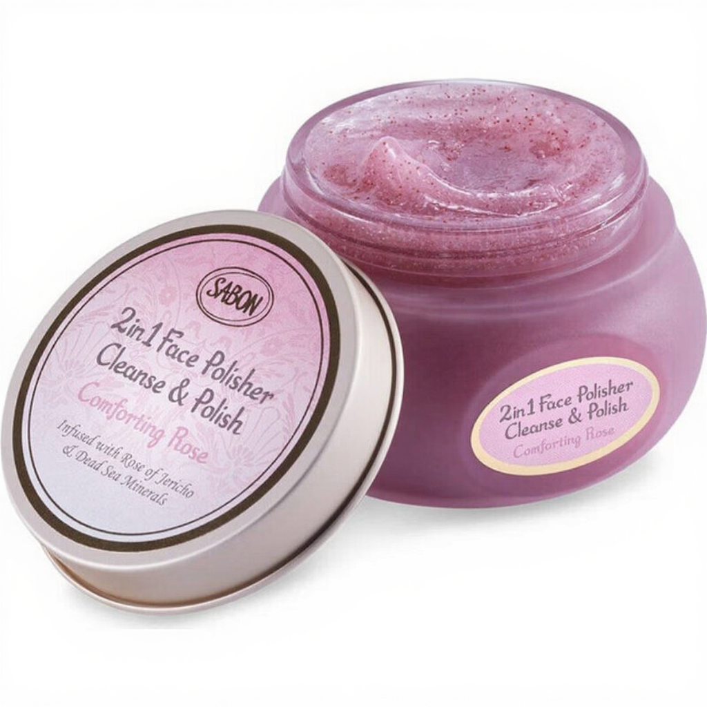 SABON Gommage Nettoyant Visage 2 en 1 - Rose de Damas - 125 ml