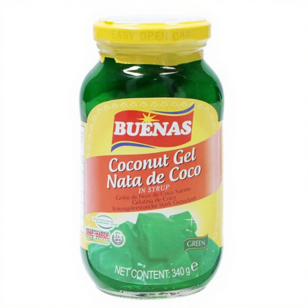 BUENAS Gelée nata de coco verte - 340 g