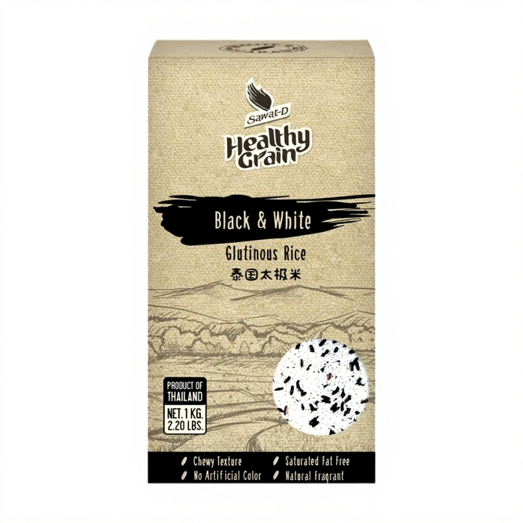 Riz Gluant Noir & Blanc 1 kg