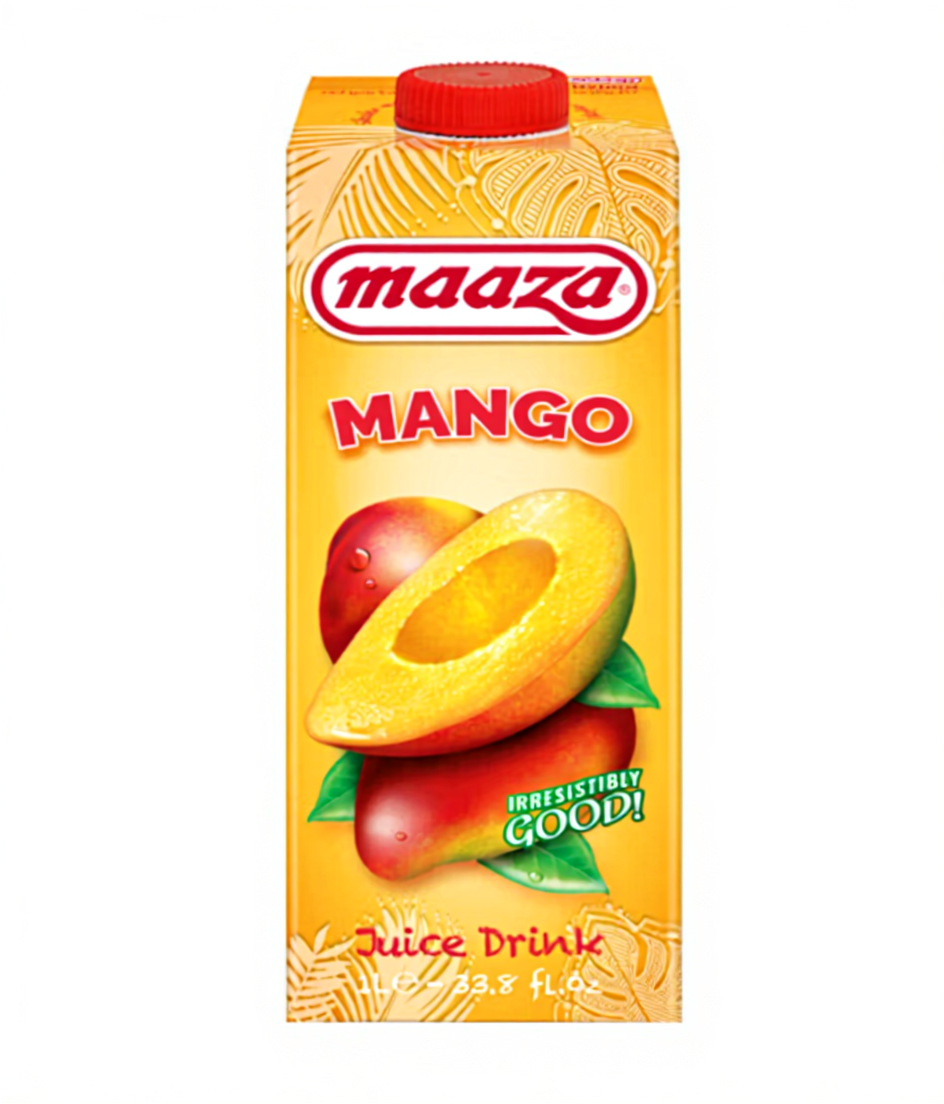 Maaza Jus de mangue en brique - 1 L - M. Micallef