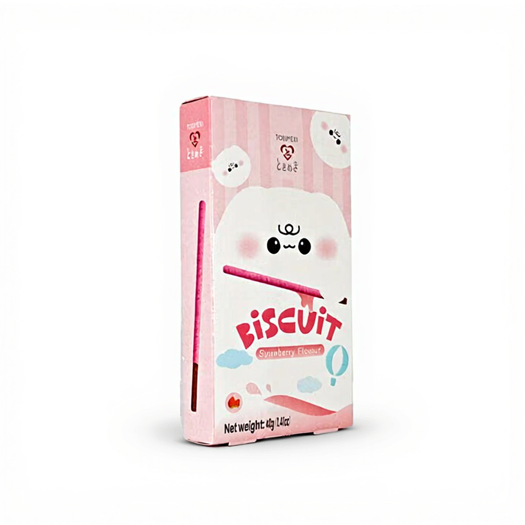 Tokimeki Bâtonnets de biscuit saveur fraise - 40 g