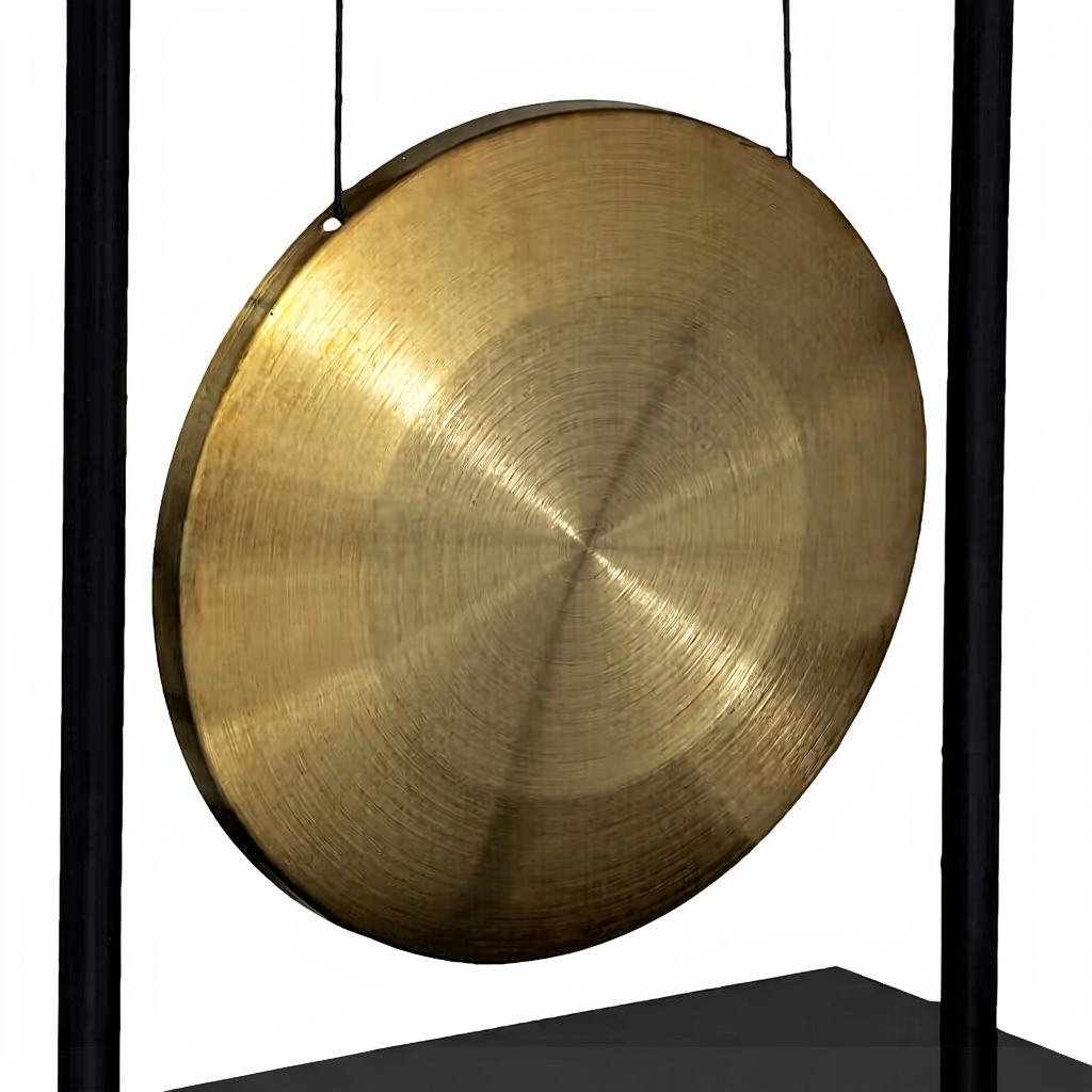 Atmosphera Gong Toa 69,5 cm de haut Métal et bois