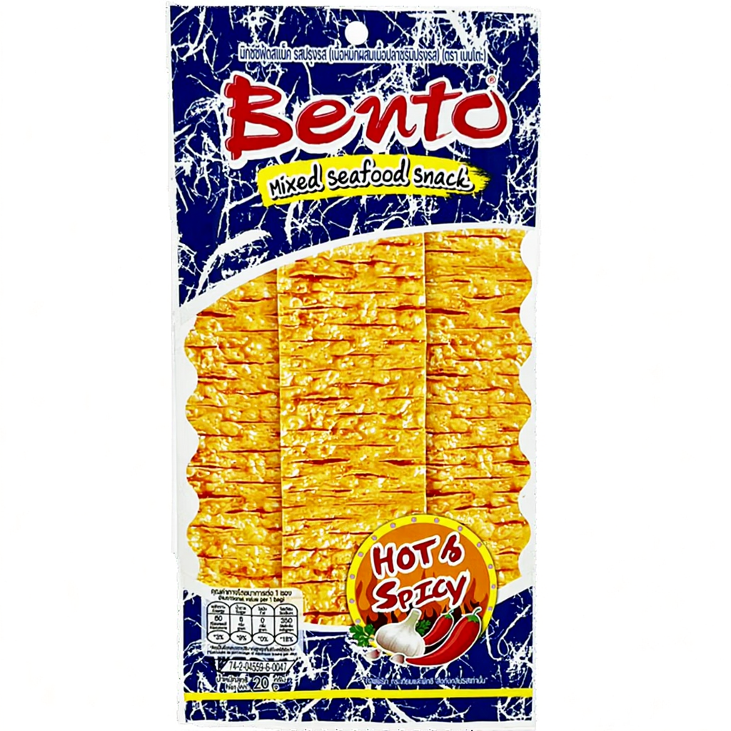 BENTO Snack de fruits de mer mélangés pimenté - 20 g