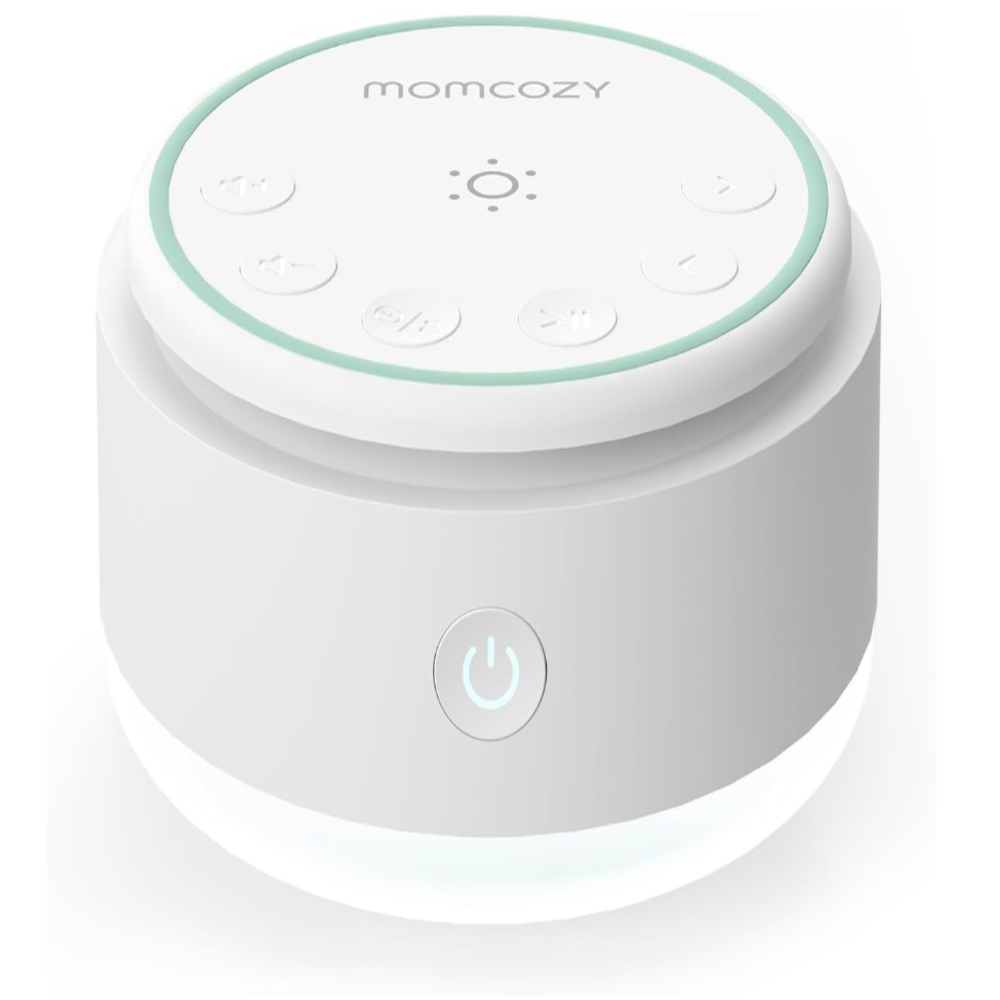 Momcozy Machine à sons pour bébé portable - Blanc