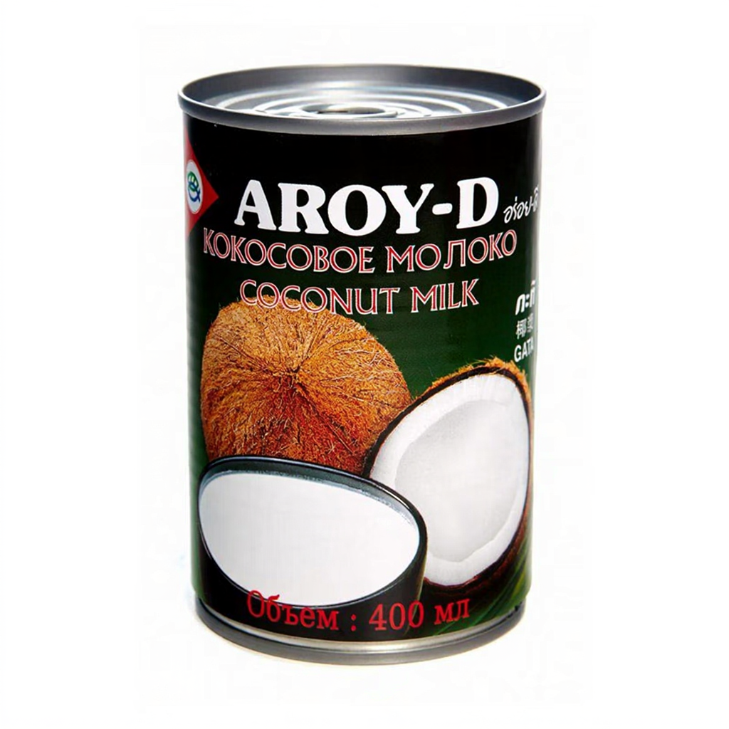 Aroy-D Lait de Coco 19% de Matières Grasses 400 ml