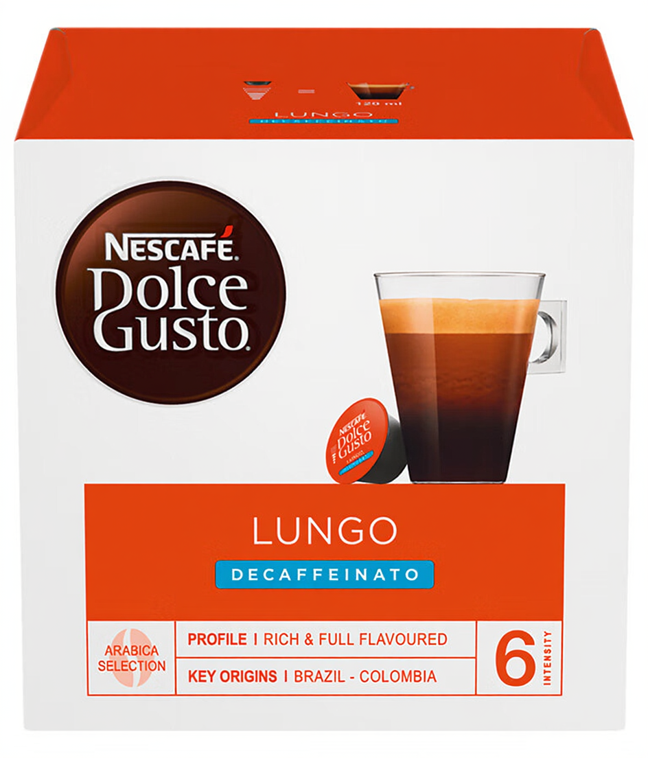 Nescafé Dolce Gusto Lungo Décaféiné 16 capsules