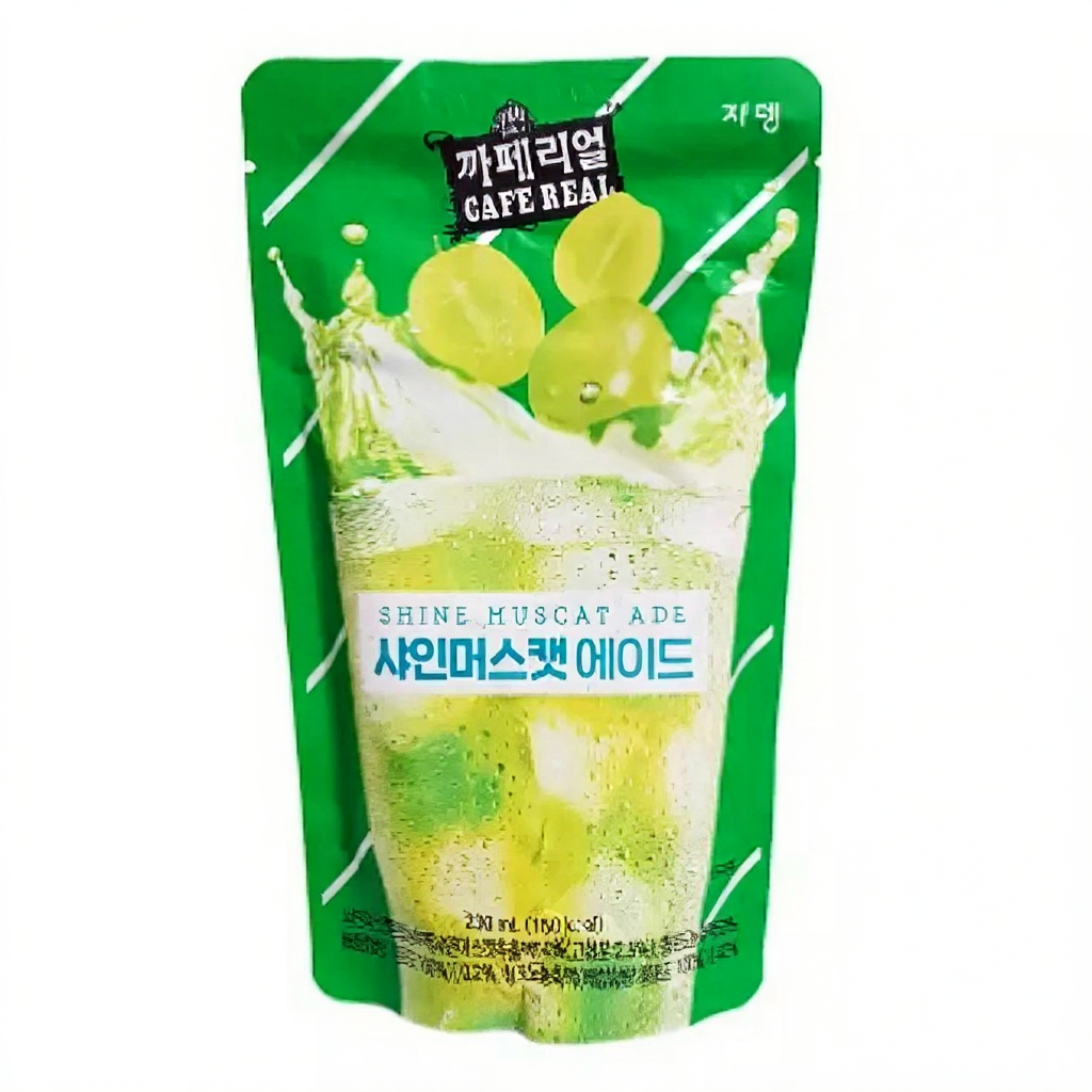 Jardin Boisson coréenne en sachet au raisin muscat - 230 ml