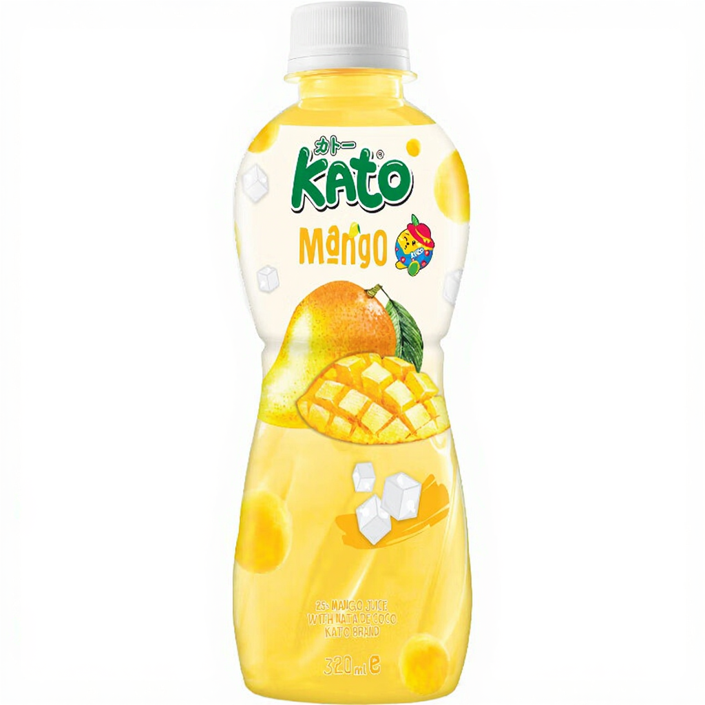 KATO Jus de mangue avec gelée de coco 320 ml