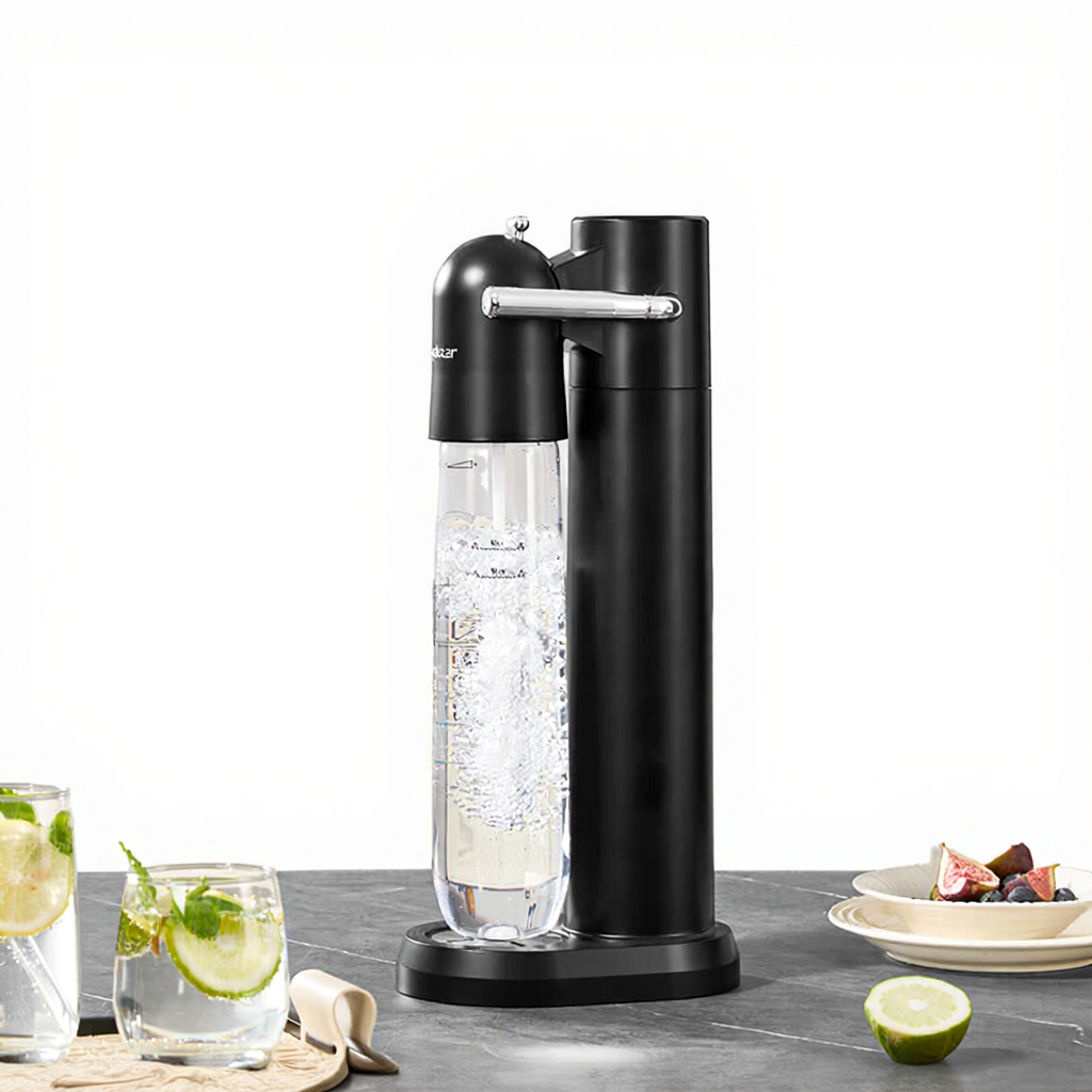 Royalstar Machine à eau pétillante avec bouchon de décompression à double couche et échappement sécurisé - 1 000 ml