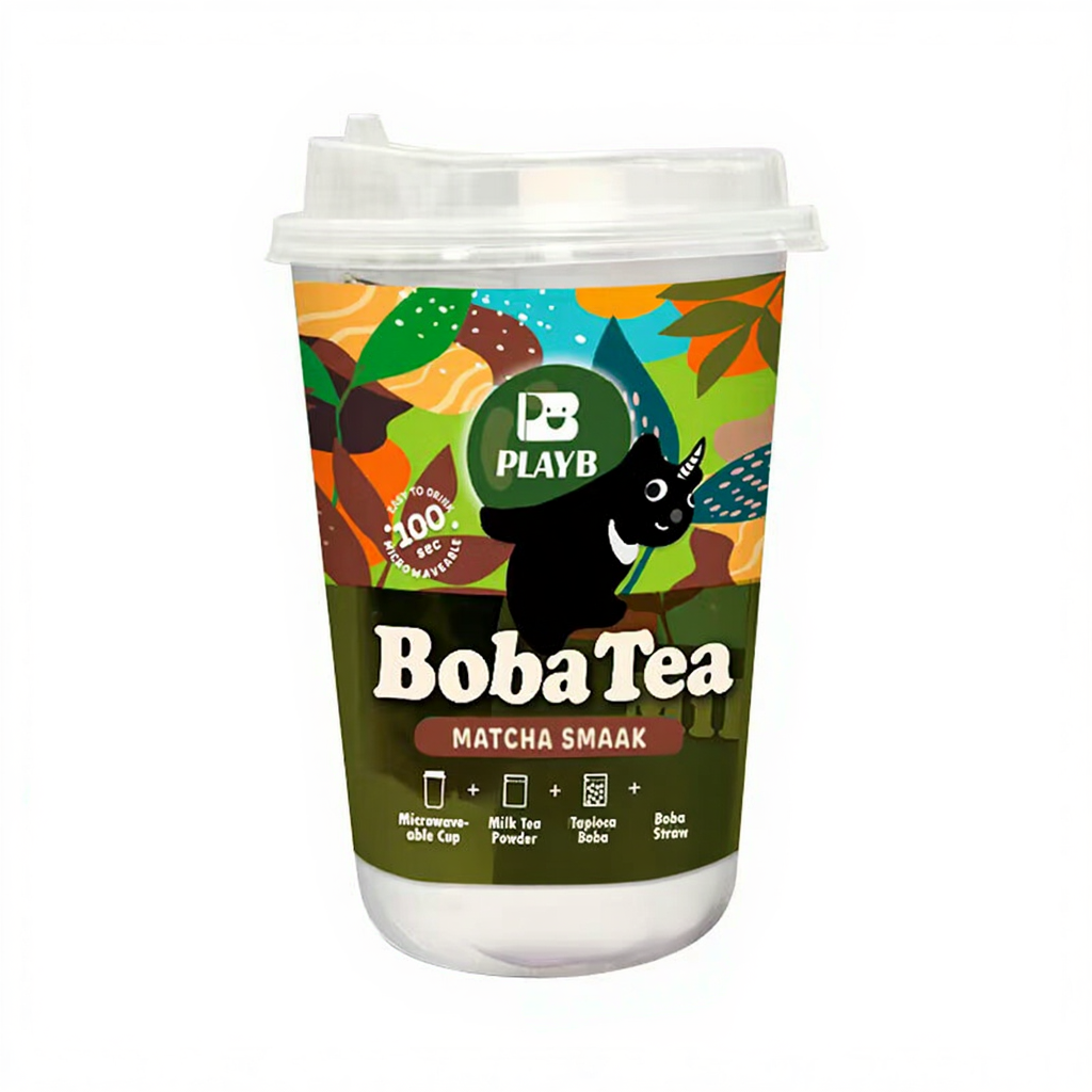 JENI PLAYB Tasse de Bubble Tea Saveur Matcha 85g