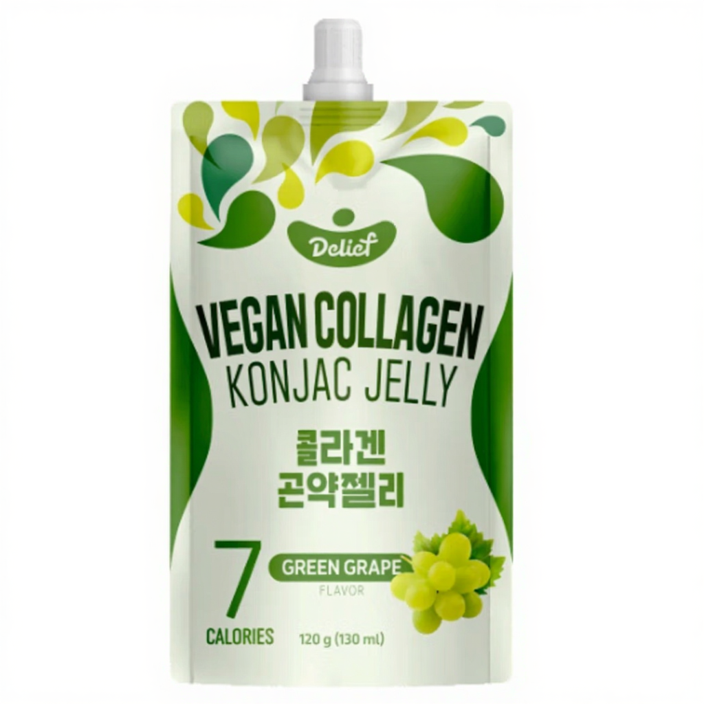 Delief Gelée de konjac au raisin vert vegan - 120 g