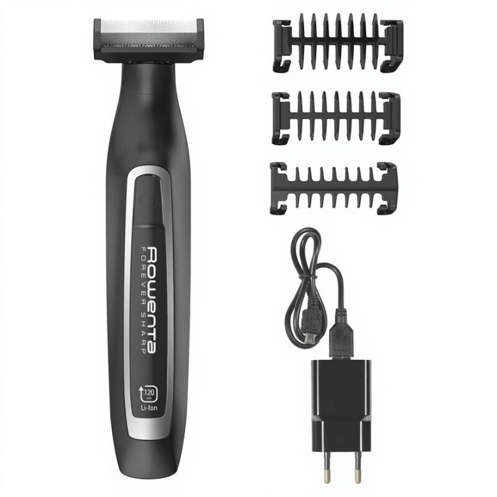 Rowenta TN6000 - Tondeuse à barbe Forever Sharp - Wet & Dry - 6 réglages de longueur