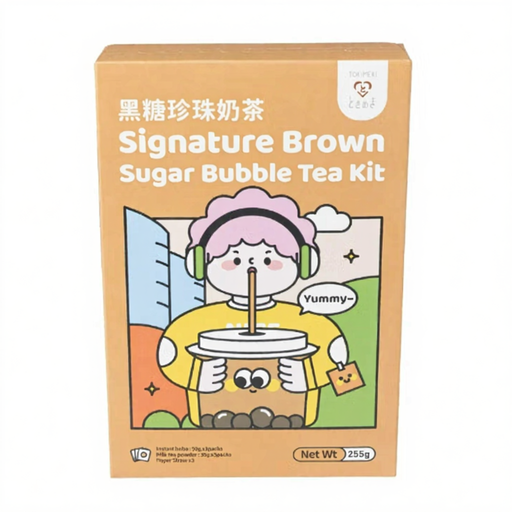 Kit de Bubble Tea Tokimeki Saveur Sucre Brun 255 g
