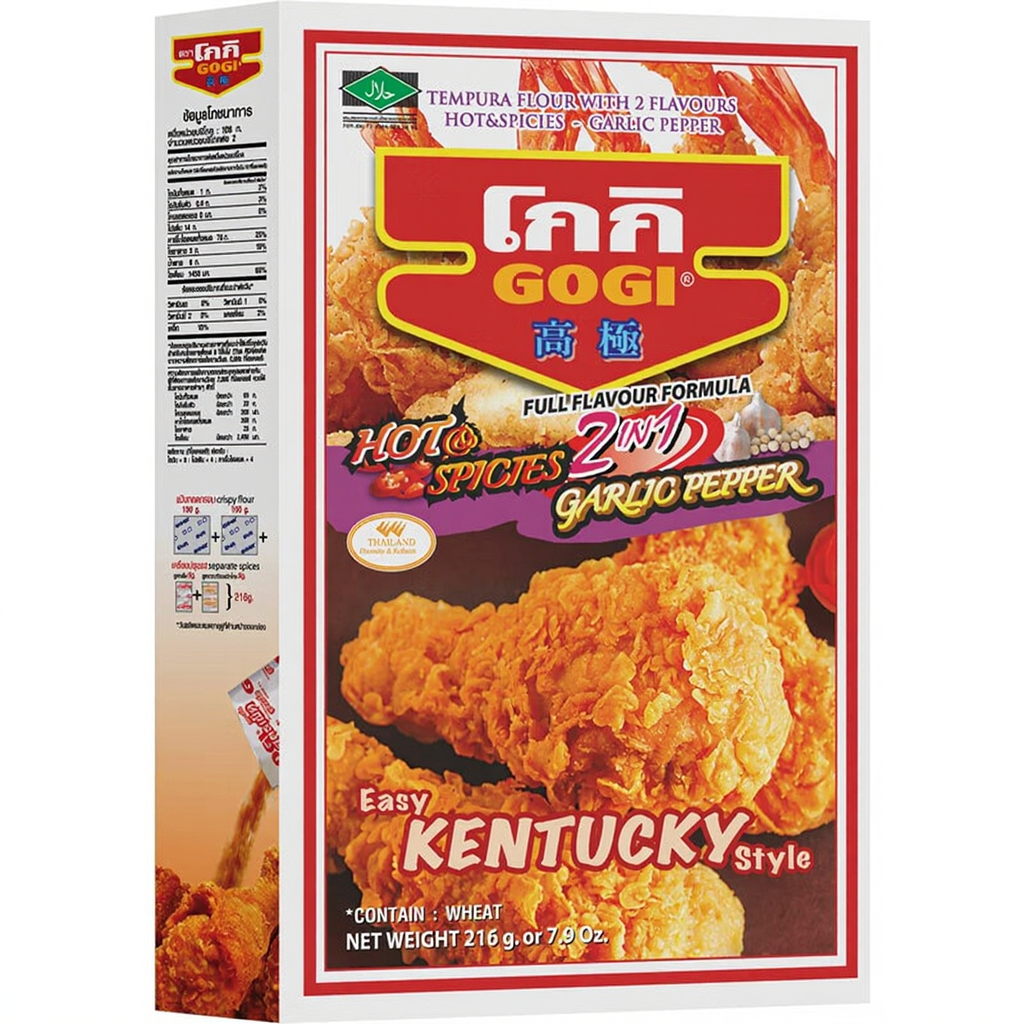 Gogi Mélange d'épices pour tempura 2 en 1 - 216 g