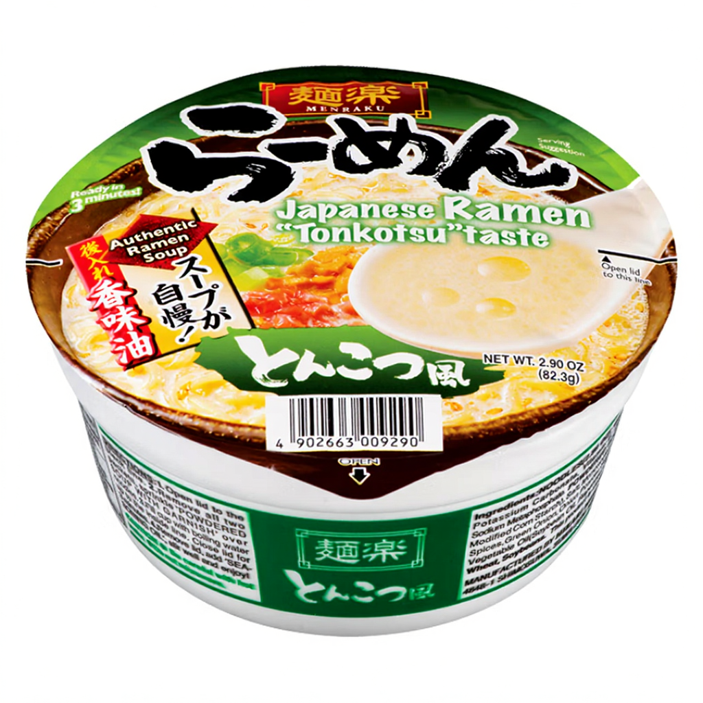 Cup Ramen Menraku Hikari Miso Saveur Tonkotsu 82 g