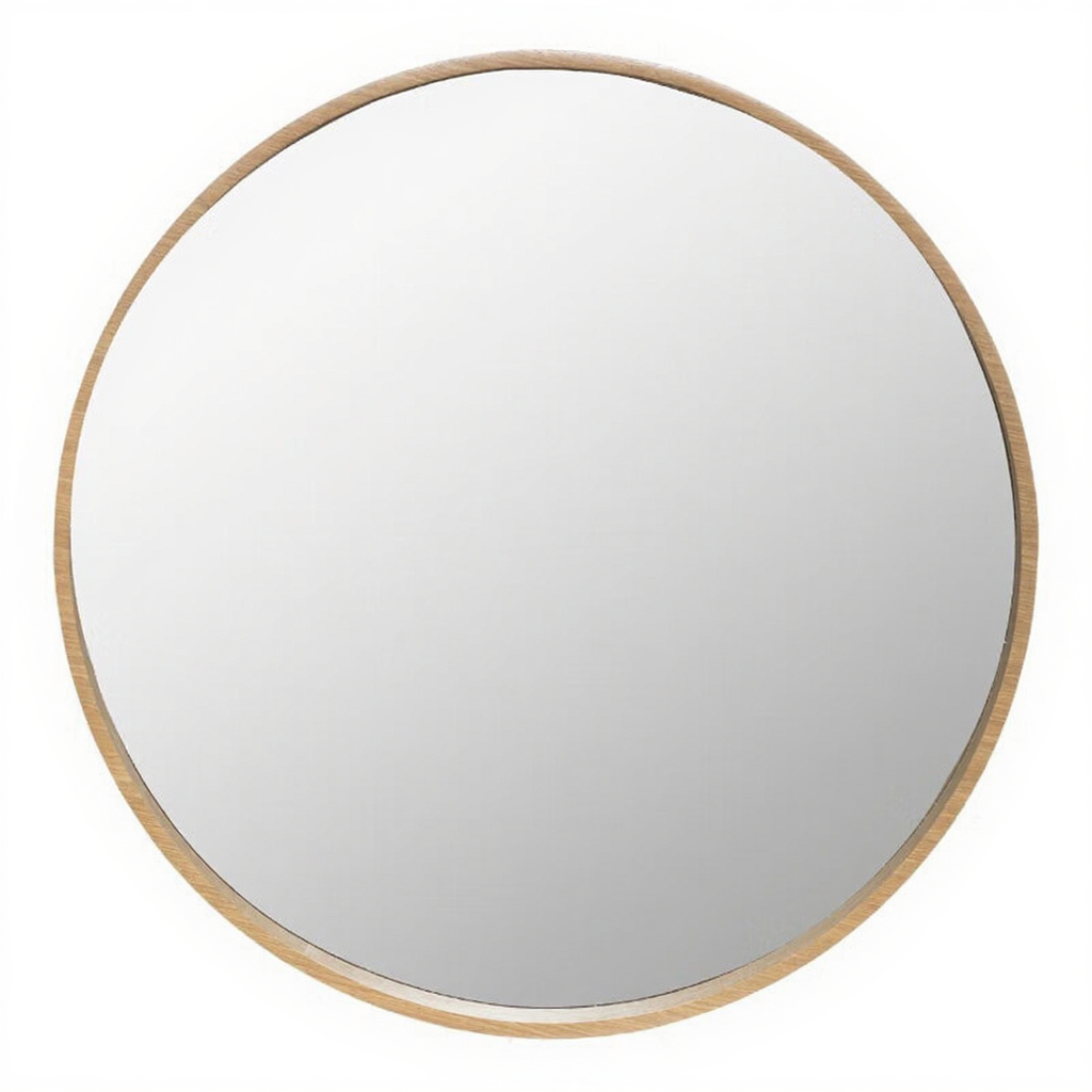 Atmosphera Letizia Miroir en bois MDF diam. 68 cm