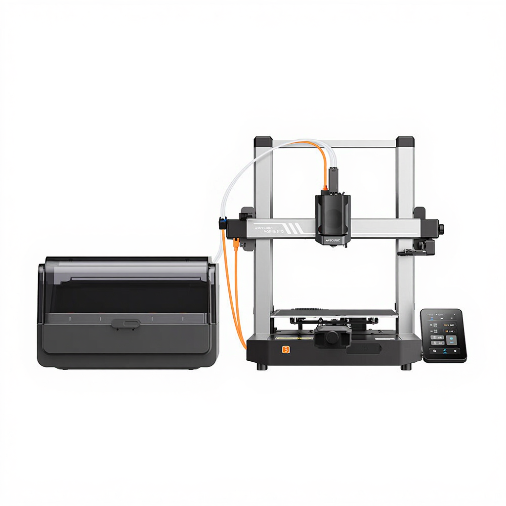 ANYCUBIC Kobra 3 V2 Combo Imprimante 3D - Vitesse d'impression 600 mm/s - 255 x 255 x 260 mm